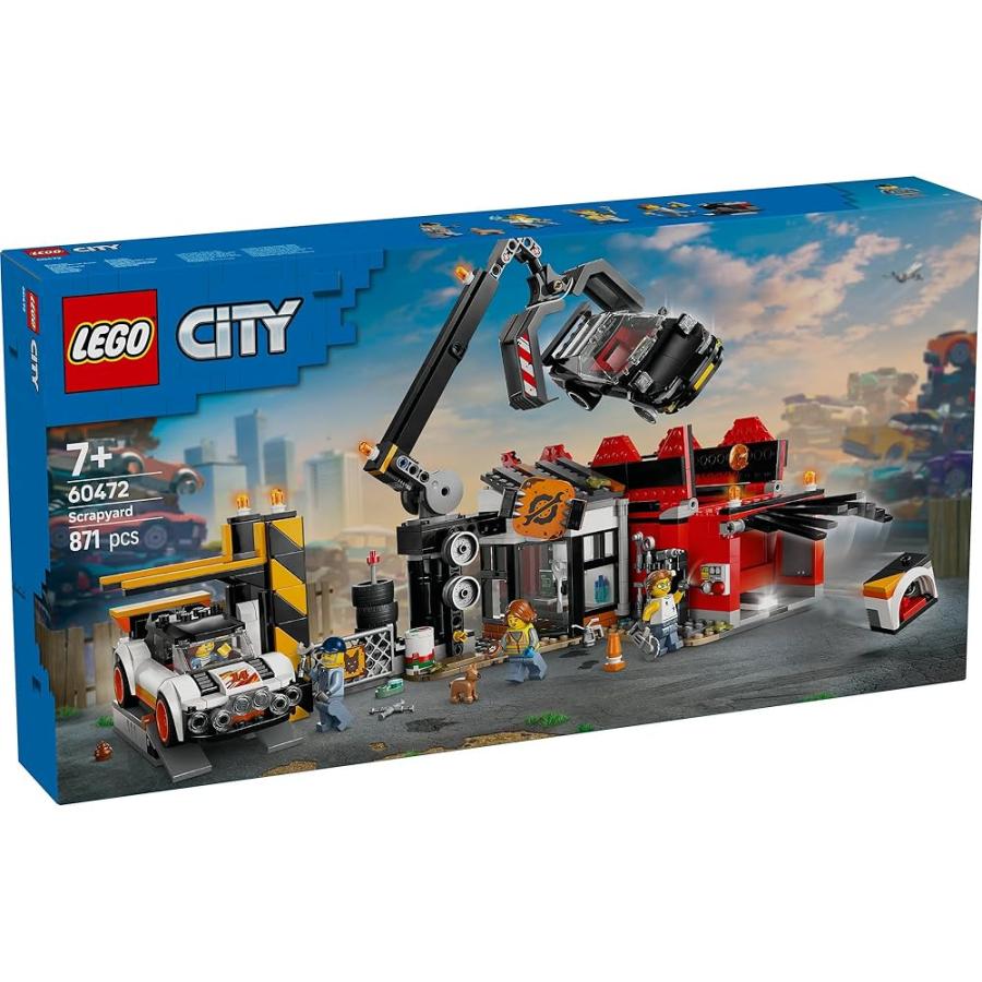 LEGO（レゴ） シティ 廃車工場と車 60472 おもちゃ レゴブロック