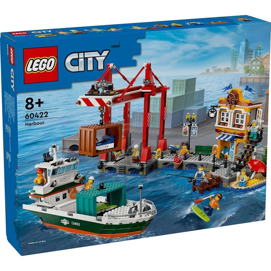 LEGO CITY レゴ シティ レゴシティの波止場と貨物船 60422 おもちゃ