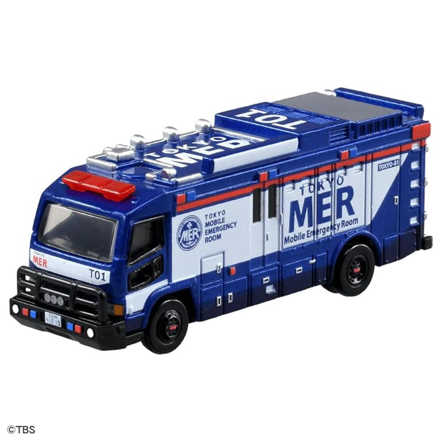 TOKYO MER 1/64ダイキャスト、トミカER CAR（T01）2台セット トミカ タカラトミー トミカプレミアムunlimited TOKYO MER ER CAR