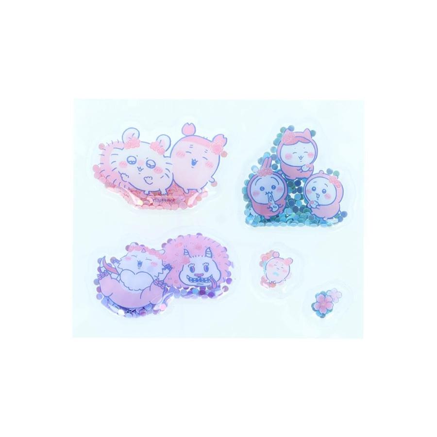 ちいかわ　ぷにシャカシール サンスター文具 ラッピング対応 ぷにシャカシールちいかわSPサクラ
