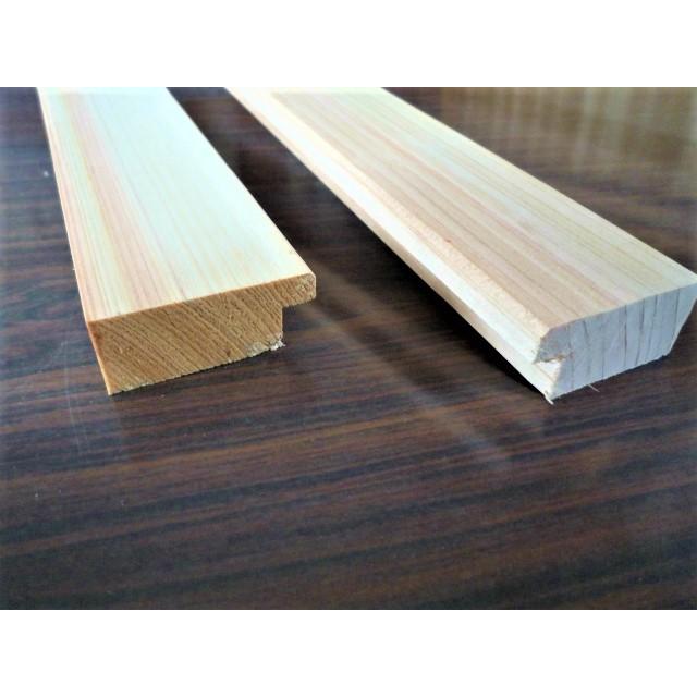 桧 見切り材1900×40×17/1本 羽目板と同時購入で送料込(一部 桧 見切り材1900×40×17/1本 羽目板と同時購入で送料込(一部