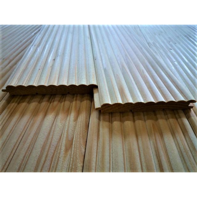 12mm厚 天井 壁板 杉 特殊仕上げ リブ加工 羽目板 2個以上で5 Off 約2ｍ 90 12 10枚 一畳 Sazanami90 10p 加工板ー手島製材所 ヤフー店 通販 Yahoo ショッピング