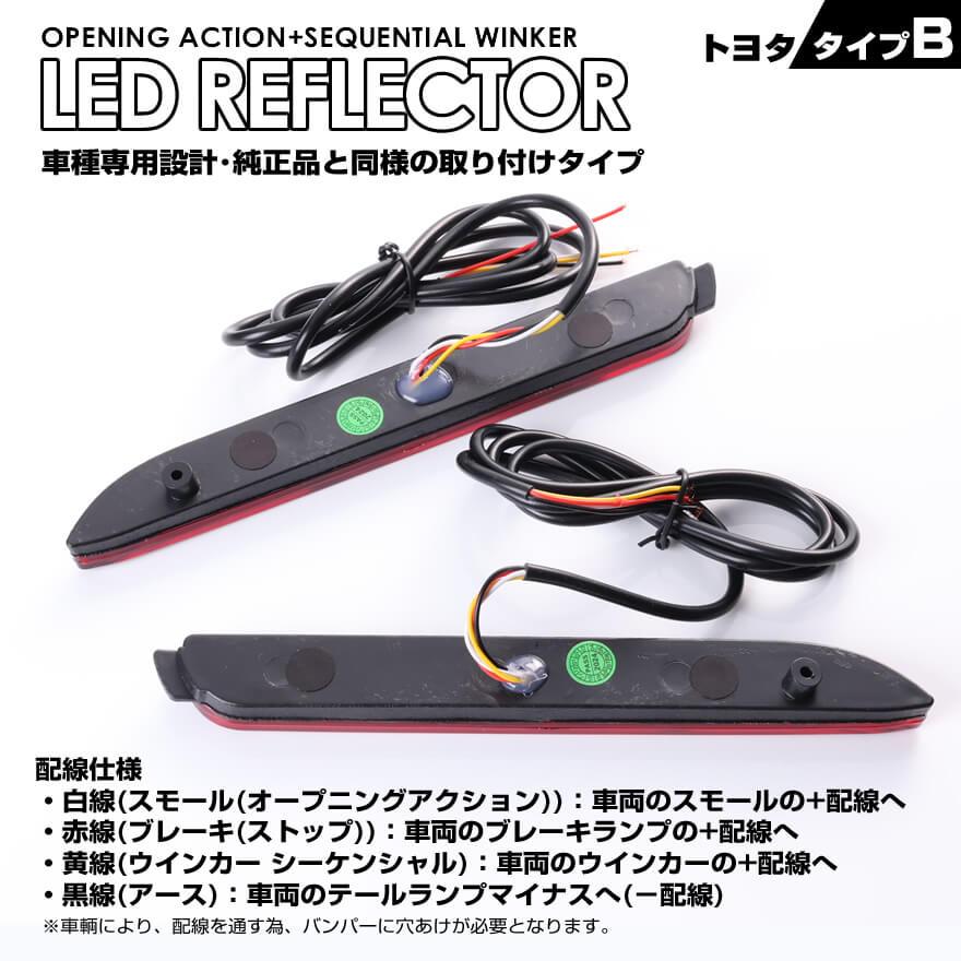 ヴェルファイア LEDリフレクター アルファード 20系 30系 ハイブリッド