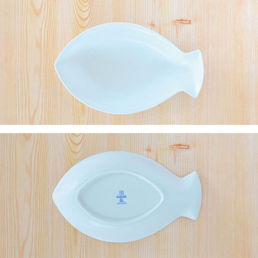 魚のデザインの陶器皿 2個セット new✨美濃焼 魚器-トットキ-】 和風なのにポップな仕上がり、魚柄が