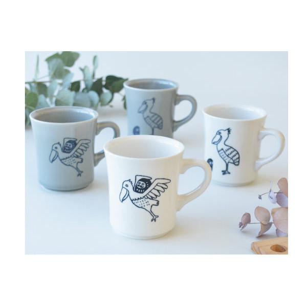 マグカップ 【だるまとハシビロコウ マグ 】 オシャレ シンプル