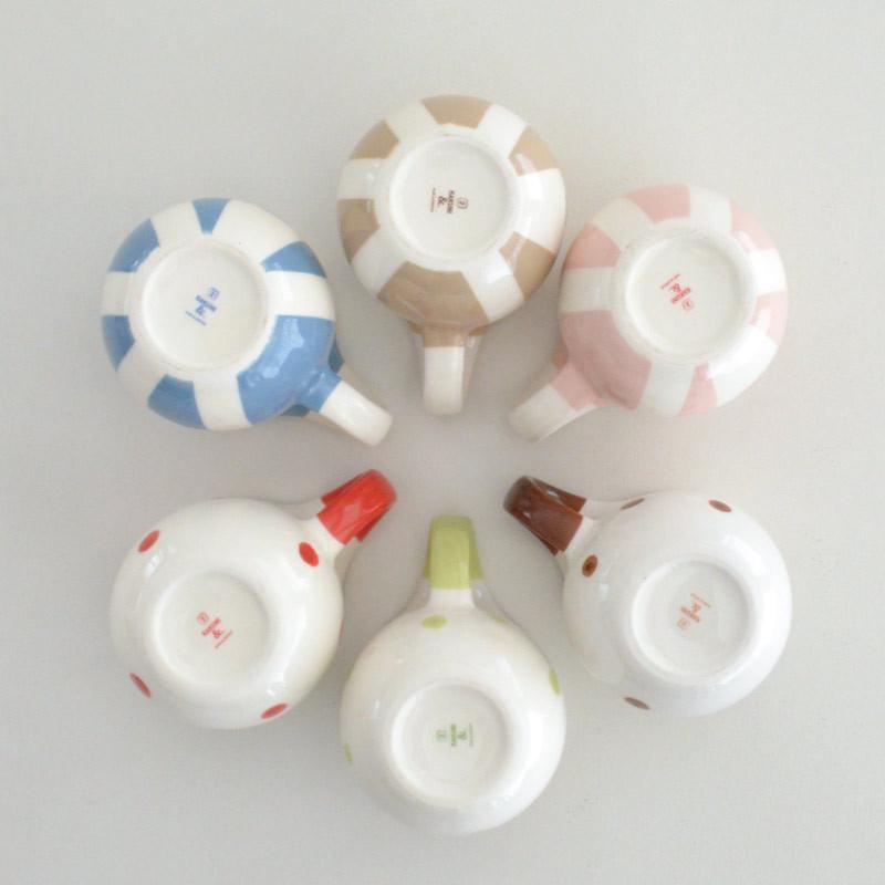 マグカップ ピッチャーマグ 大きい 北欧 大容量 会社 ドット ストライプ アンティーク風 ミルク 400ml M P Kakuni 通販 Yahoo ショッピング