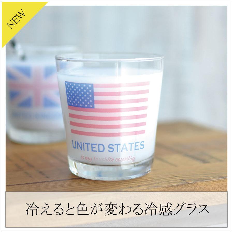 グラス【国旗グラス】国旗 おしゃれ 冷感 色が変わる かわいい 300ml