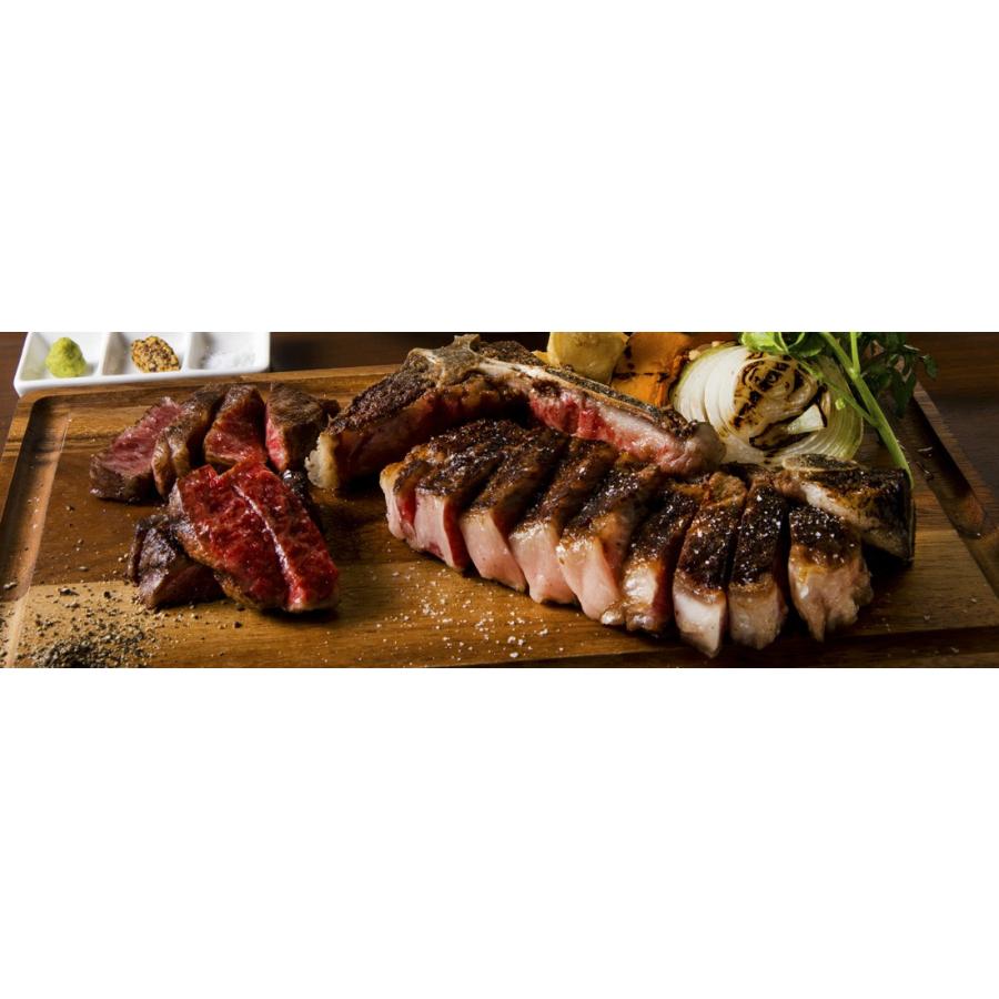 ステーキ肉 熟成肉 国産 牛 ギフト 送料無料 格之進 門崎 ステーキ 骨付き肉 Lボーン （国産牛：350g〜450g×1枚） | 格之進 | 02
