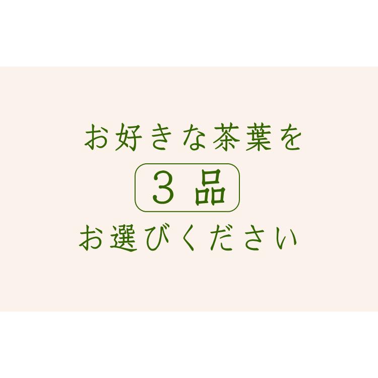 お茶 8種類から3個選べる日本茶 お試し ゆたかみどり 双葉のひびき