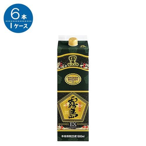 国内在庫】 黒霧島EX イーエックス 芋 25° 1.8Lパック×6本