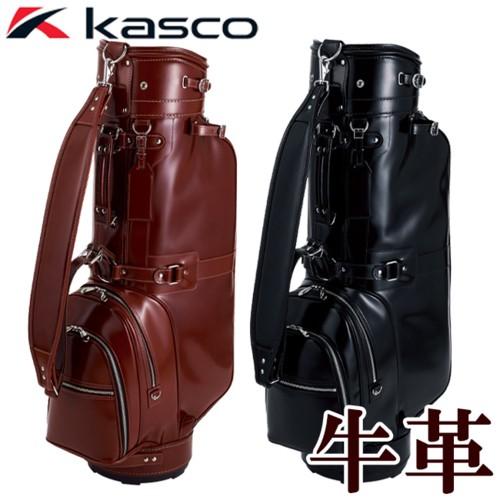 【スプリングセール開催中】KS-096　kasco キャスコ　本革キャディバッグ　牛革使用　ゴルフバック　　レアモノ