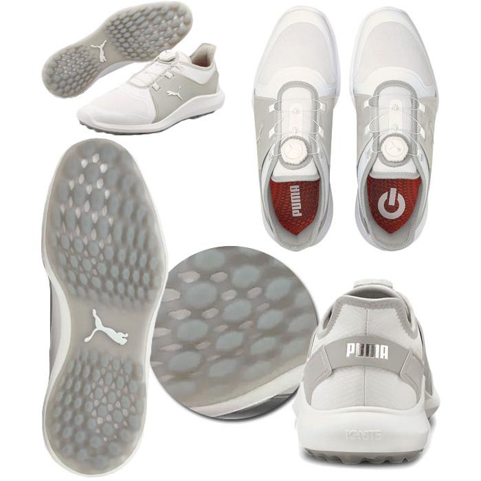 194541 プーマゴルフ イグナイト FASTEN8 ディスク スパイクレス シューズ メンズシューズ PUMA GOLF |kakuyasugolf|03