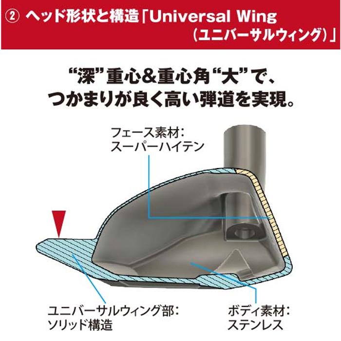 【全品5％引きクーポン有り5/10まで】キャスコ UFO speed by パワートルネード ユーティリティー　ゴルフ クラブ　UFOスピード｜kakuyasugolf｜07