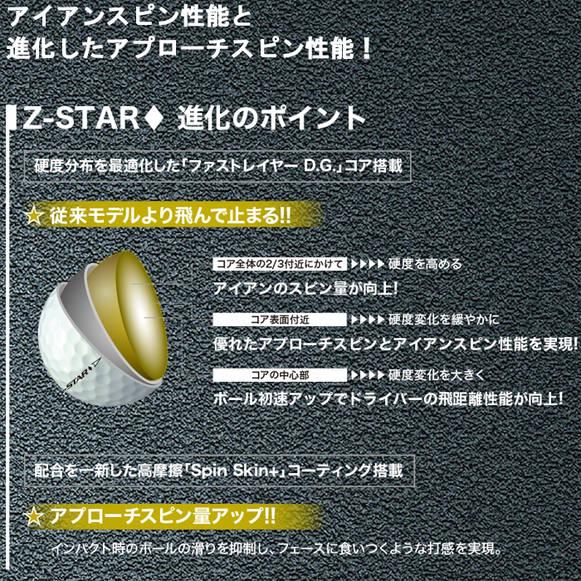 【スプリングセール開催中】2023　スリクソン　Z-STAR　ダイヤモンド　ゴルフボール　ダンロップ　｜kakuyasugolf｜04