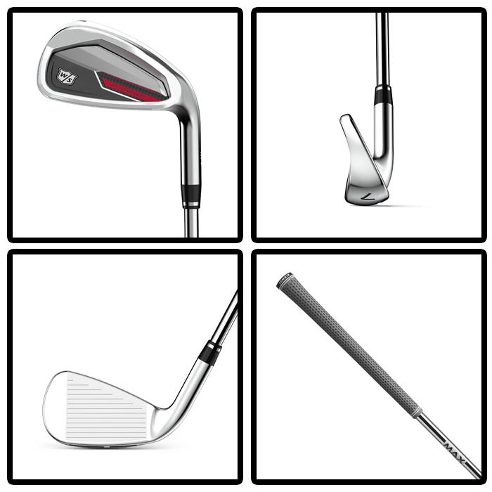 【タイムセール】 【全品5％引きクーポン有り23日まで】ウィルソン スタッフ　ダイナパワー アイアン　6本セット　スチールシャフト　ゴルフクラブ 【DGJ1405359169】(49900円)