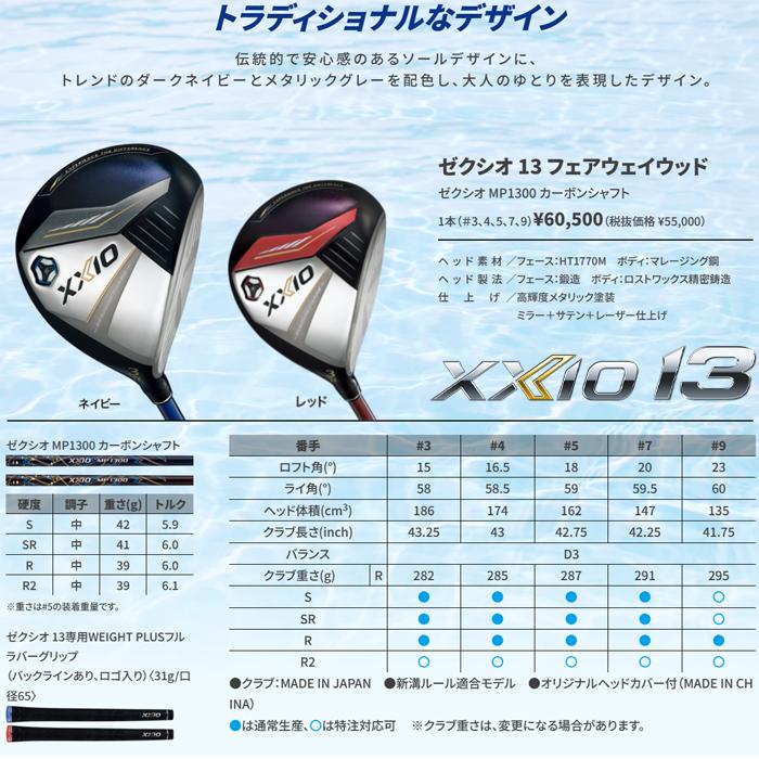 XXIO13 5番 フェアウェイウッド 【公式通販】