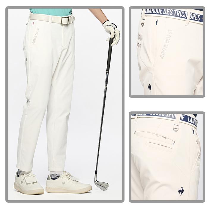 【水曜限定 全品5％引きクーポン】QGMXJD01　ルコック　9分丈 スラックス パンツ　ゴルフウェア　｜kakuyasugolf｜07