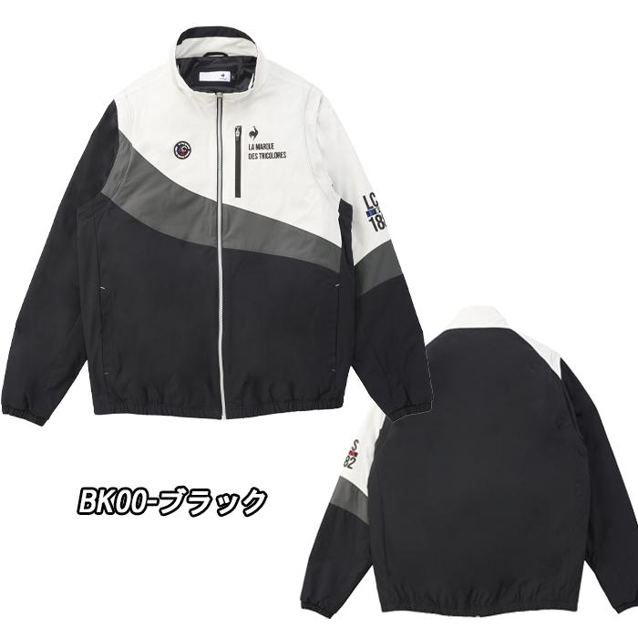 【ルコックスポルティフ】キルティング 切り替え ゴルフ 中綿ブルゾン M 黒 le coq sportif GOLF（ルコックスポルティフ ゴルフ） 公式 ルコック