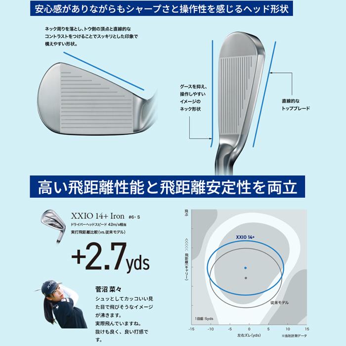 XXIO 【スプリングセール開催中】XXIO14＋ ゼクシオ14＋ 5本 アイアン