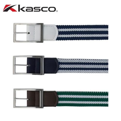 【全品5％引きクーポン有り5/30まで】キャスコ　Kasco　ボーダー柄　リバーシブルゴムメッシュベルト　KBT-1939D｜kakuyasugolf