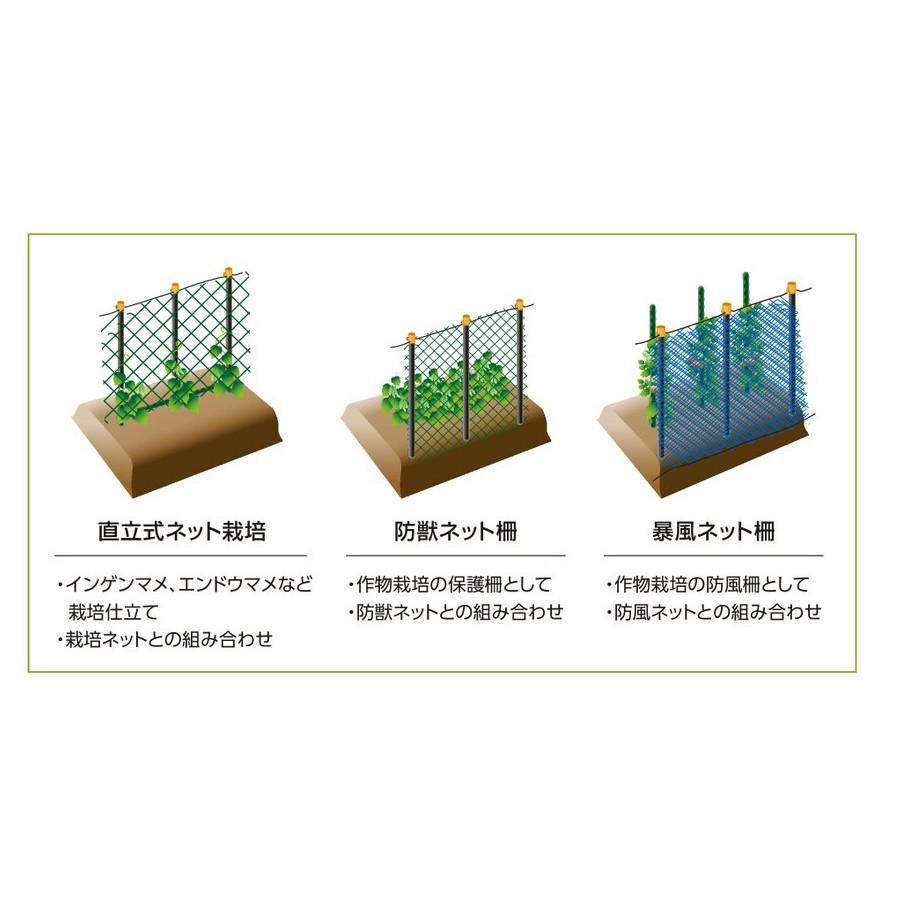 法人宛限定 獣害ネット支柱 26mm×1800mm 100本セット : 農業資材専門店