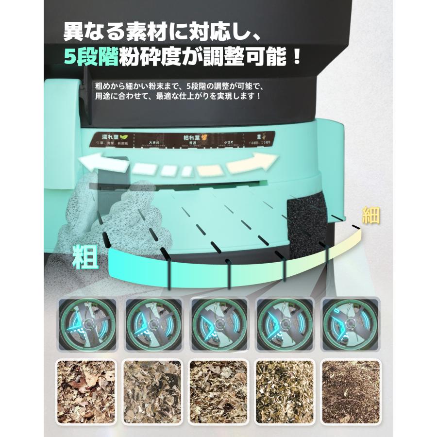 Kareyou リーフシュレッダー 葉っぱ粉砕機 AR9BKareyou 最新