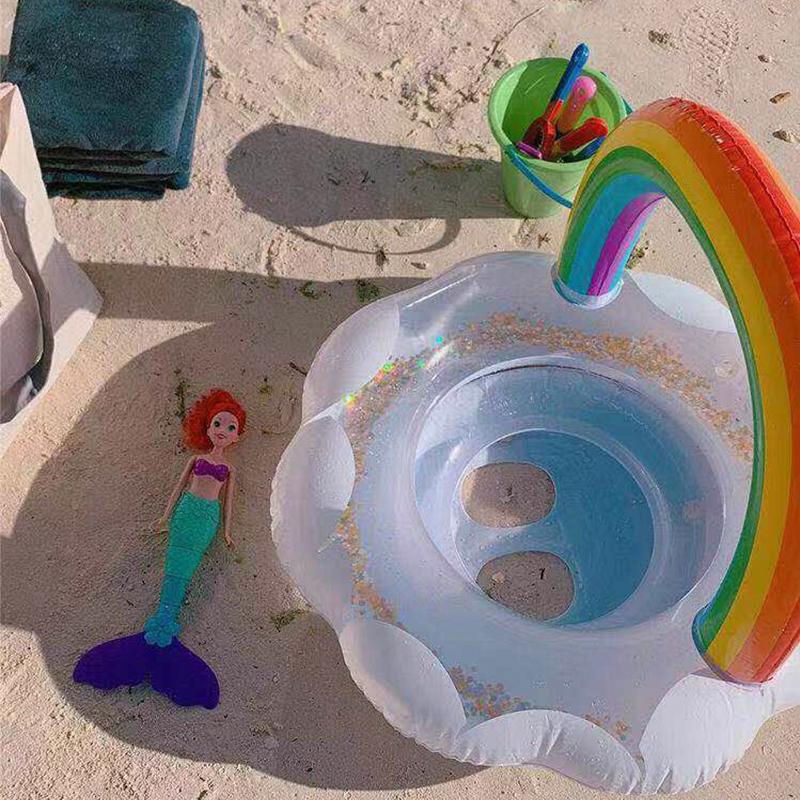 子供用 浮き輪 足入れ 座付き ベビーフロート うきわ 赤ちゃん用 キッズ 浮き具 安定感 夏 SNS映え 水遊び ビーチ プール 海水浴1〜3歳用 ポイント消化|kalany-store|12
