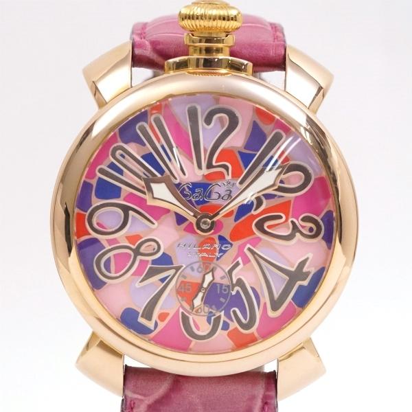 腕時計 Gaga Milano ガガミラノ マヌアーレ48 モザイク Mosaico 5011m2 手巻 正規保証書付き