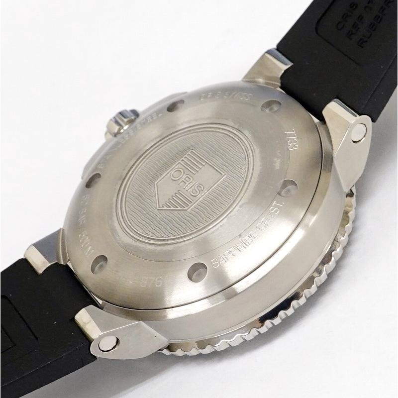 【国産】 ORIS オリス アクイス ビッグ デイデイト 752 7733 4135 メンズ SS/ラバー 自動巻き 新品未使用 【LWH1860639007】(66066円)