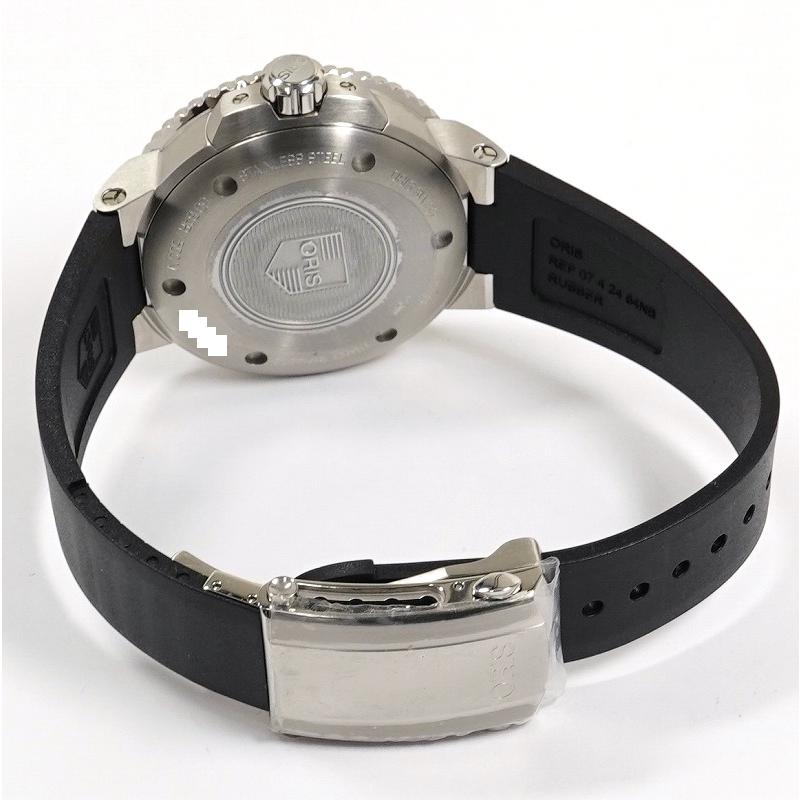 【国産】 ORIS オリス アクイス ビッグ デイデイト 752 7733 4135 メンズ SS/ラバー 自動巻き 新品未使用 【LWH1860639007】(66066円)