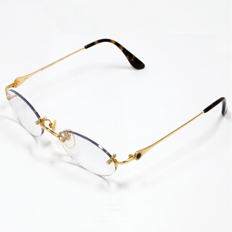 BVLGARI ブルガリ ブルガリ K18 750YG メガネ 眼鏡 51□20-135　中古美品 :FJ00302031:ブランドギャラリーカレイド  - 通販 - Yahoo!ショッピング