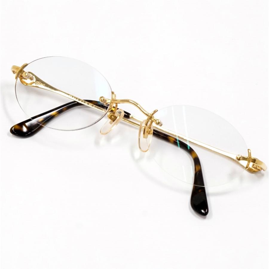 BVLGARI ブルガリ ブルガリ K18 750YG メガネ 眼鏡 5120-135 中古美品 :FJ00302031:ブランドギャラリーカレイド  通販 
