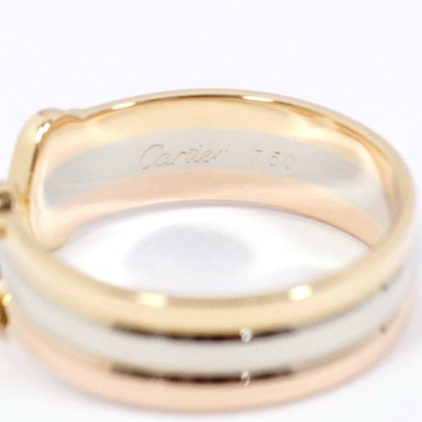 Cartier カルティエ 2C リング C2 750 スリーカラー #54 約14号 指輪 Cartier カルティエ 2C リング C2 750 スリーカラー #54 約14号 指輪