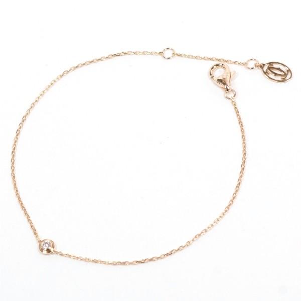 Cartier カルティエ ディアマン レジェ ブレスレット Xs ダイヤ1p 750pg ピンクゴールド Fj ブランドギャラリーカレイド 通販 Yahoo ショッピング