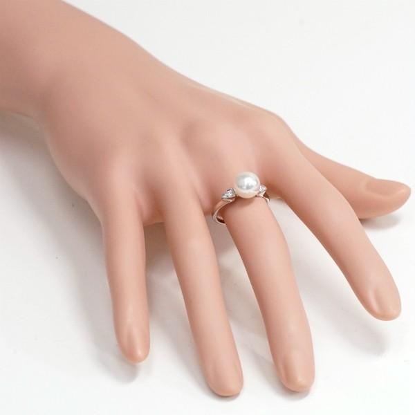 Mikimoto ミキモト アコヤ真珠 パール 8 5ミリ ダイヤモンド Pt950 リング Fj ブランドギャラリーカレイド 通販 Yahoo ショッピング