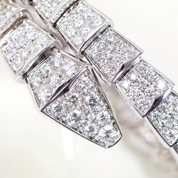 Bvlgari ブルガリ セルペンティ ブレスレット フルパヴェダイヤモンド 750wg ホワイトゴールド Mサイズ Fj ブランドギャラリーカレイド 通販 Yahoo ショッピング