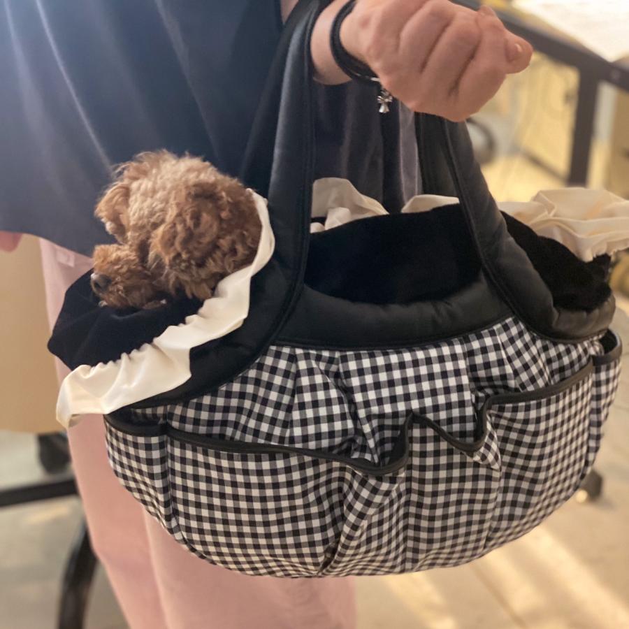 犬の服　犬服　ドッグウェア　かわいい　KALINA　ペットグッズ　マット　トイプードル　かりーな　　ふわもこ BAG in BAG　｜kalinawansgogoh｜05