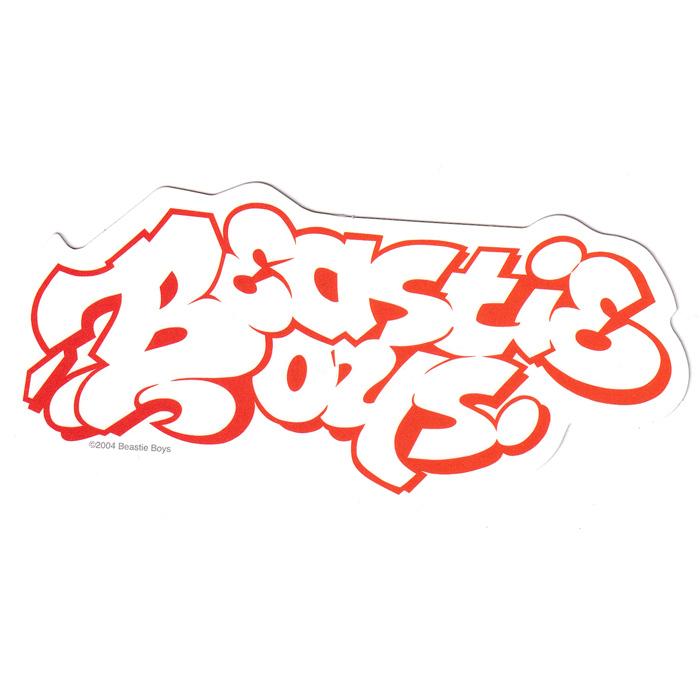 Beastie Boys / ビースティ・ボーイズ - OLD SCHOOL LOGO / ステッカー｜kaltz｜01
