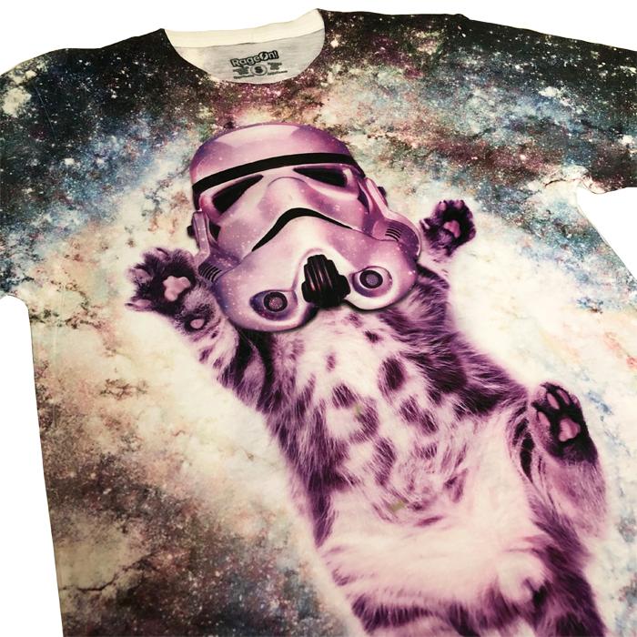 Inspired design Tee - Star Wars Storm Trooper Funny Kitty Tシャツ (Sサイズ)｜kaltz｜04