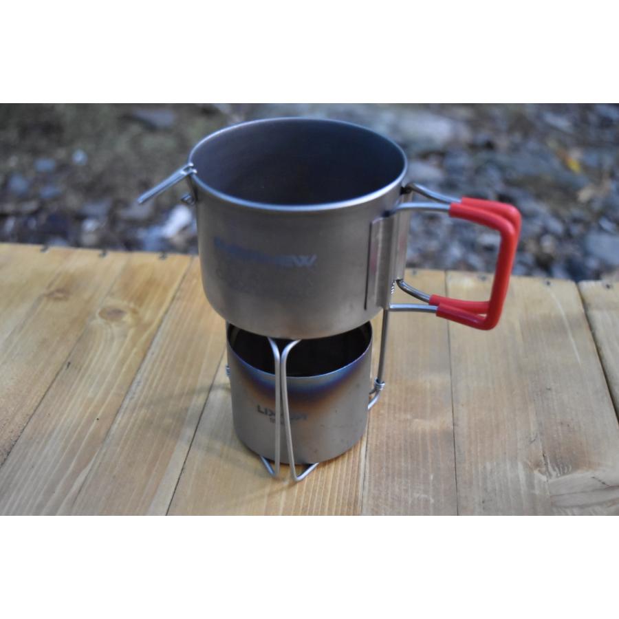 純チタン製】チタン五徳 TG-3P 超軽量 アルコールストーブ用 : KALUGII