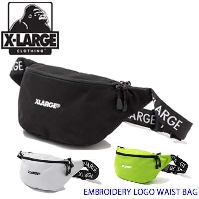 Xlarge エクストララージ ヒップバッグ ボディバッグ Embroidery Logo Waist Bag X Large メンズ Kalulu 通販 Yahoo ショッピング