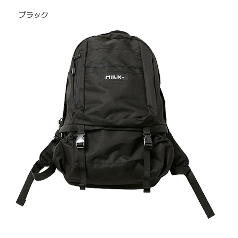 MILKFED ミルクフェド BIG BACKPACK BAR リュック レディース バックパック 通勤 通学 黒 03164033｜kalulu｜16