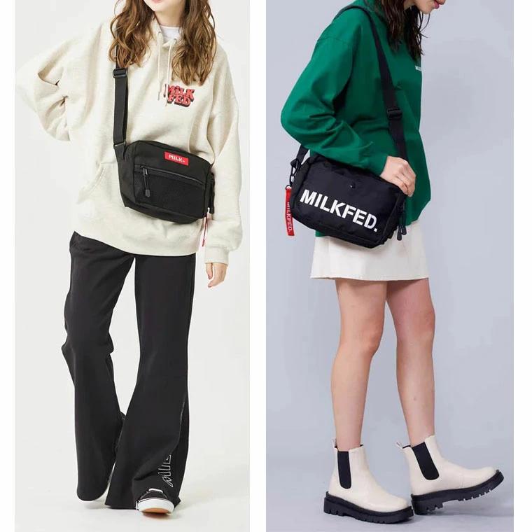 みるく MILKFED.（ミルクフェド） ショルダーバッグ SHOULDER WIDE BAG MESH