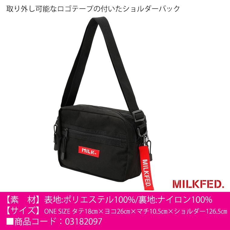 MILKFED.（ミルクフェド） ショルダーバッグ NEO SHOULDER BAG BAR