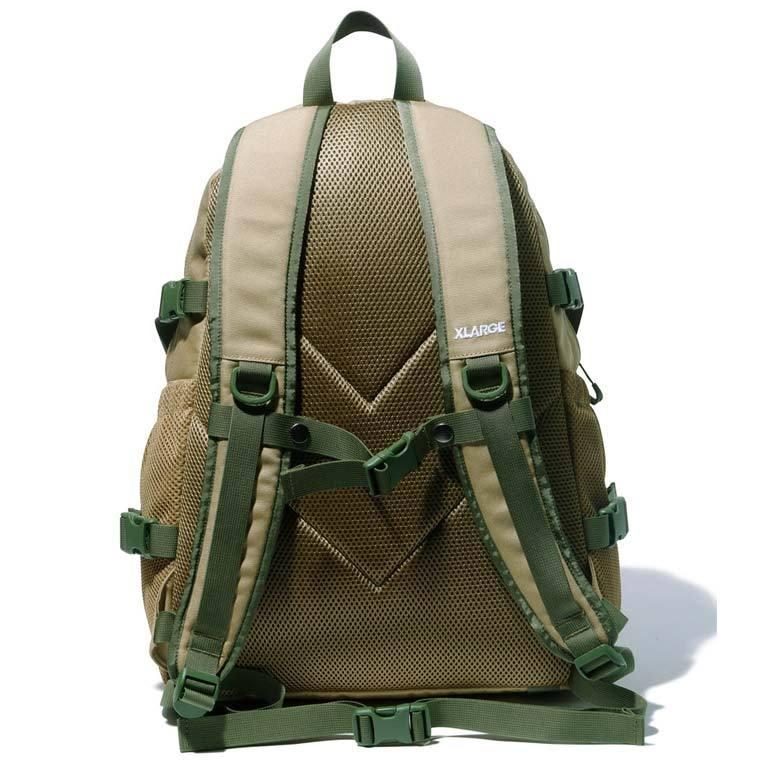 XLARGE エクストララージ リュック TACTICAL BACKPACK 大容量 シンプル メンズ 中学 高校 学生 通学 黒 101221053004｜kalulu｜09