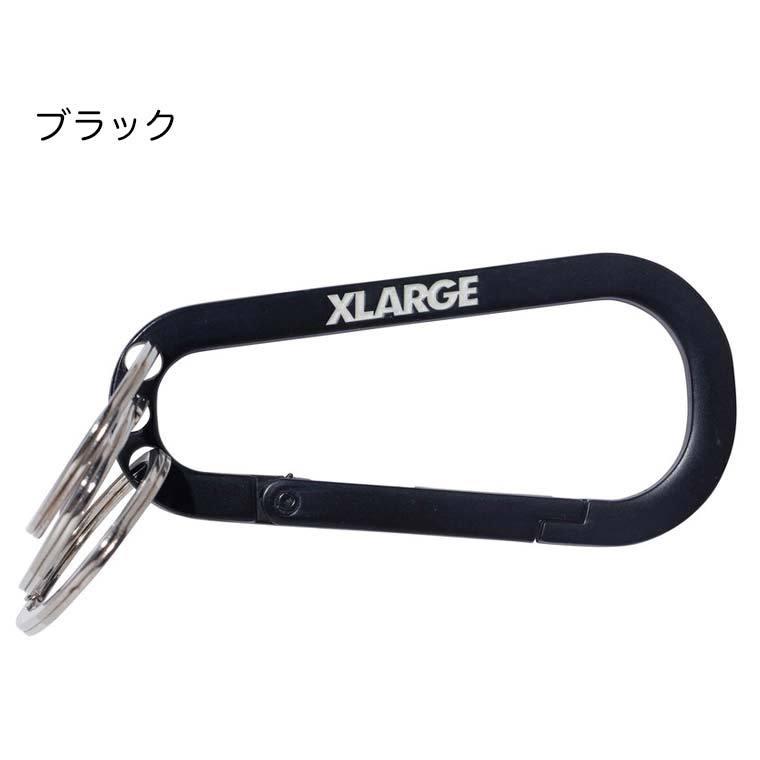 エクストララージ STANDARD LOGO KEYRING CARABINER XLARGE カラビナ キー リング キーホルダー チャーム ブランド メンズ 101221054002｜kalulu｜07