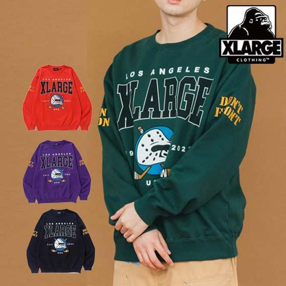 XLARGE エクストララージ トレーナー HOCKEY CREWNECK SWEAT XLARGE エクストララージ トレーナー HOCKEY CREWNECK SWEAT