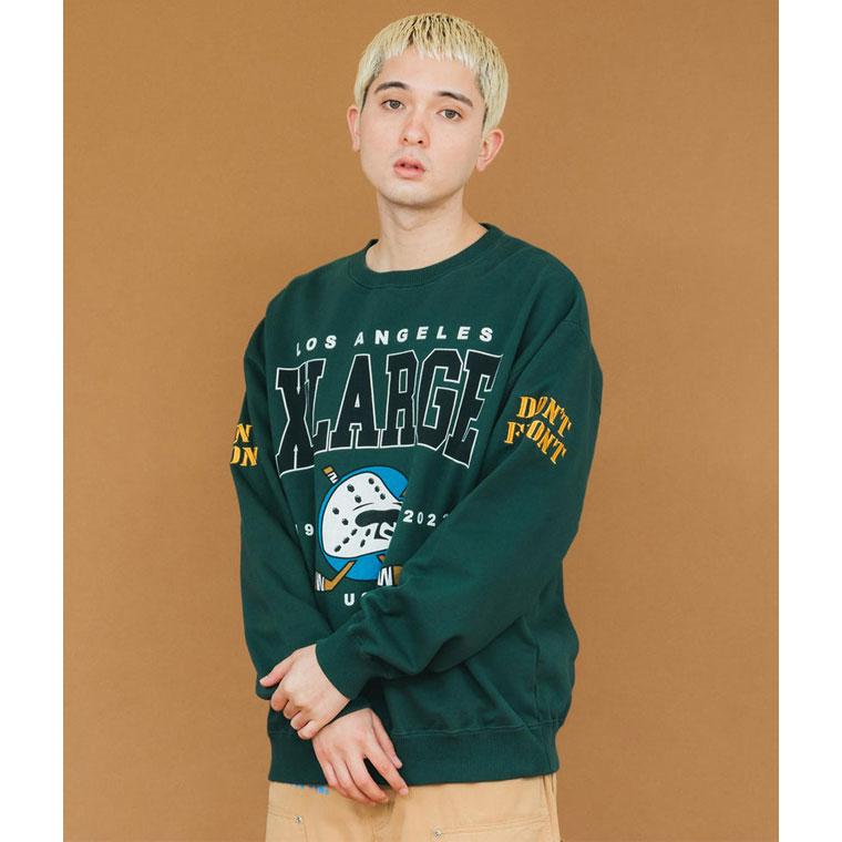 XLARGE（エクストラ ラージ） トレーナー HOCKEY CREWNECK SWEAT