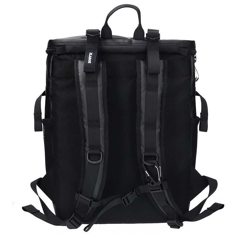 エクストララージ リュック ボックス バックパック XLARGE BOX STYLE BACKPACK ストリート 通学 中学生 高校生 大容量 メンズ 男子 黒 101231053008｜kalulu｜12