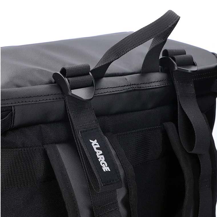 エクストララージ リュック ボックス バックパック XLARGE BOX STYLE BACKPACK ストリート 通学 中学生 高校生 大容量 メンズ 男子 黒 101231053008｜kalulu｜14